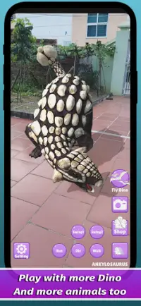 공룡 3D AR-증강 현실 Screen Shot 0