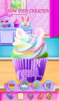 Cupcakes Maker - Gioco di cucina per bambini Screen Shot 4