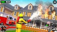 HQ Firefighter Fire Truck Game Screen Shot 3
