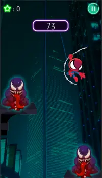 Spider Tower Down - Stickman Run Screen Shot 3