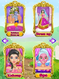 Radha Krishna Makeup Girl Game Screen Shot 4