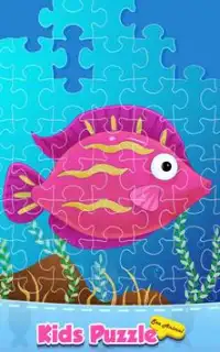 Sea Animal: Kids Jigsaw Puzzle Screen Shot 0