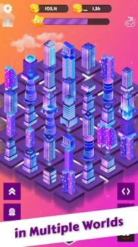 Merge City: idle city building game Screen Shot 1