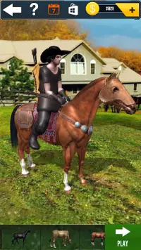 Cowboy Horse Run Screen Shot 2