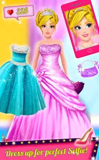 Selfie Princess Makeover - Game for Girls Screen Shot 4