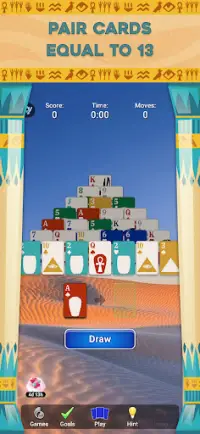 Pyramid Solitaire - Card Games Screen Shot 9