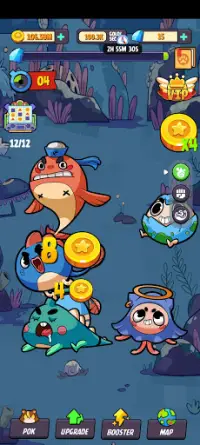 Epic Monsters World: Merge & Click Idle Game Screen Shot 2