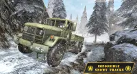 Snow truck cargo simulator Screen Shot 0