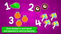 Tracing Numbers 123 & Counting Game for Kids Screen Shot 2