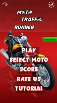 Moto Traffic Runner Screen Shot 0