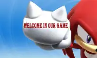 Knuckles red sonic racing game Screen Shot 0