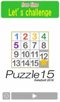 Simple Game 15 Puzzle.Rompecabezas deslizante 2018 Screen Shot 5