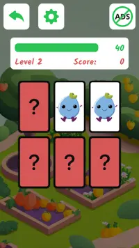 Kids Memory Game: Fruits Screen Shot 9