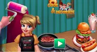 COOK AND DECORATE - Cooking games for girls Screen Shot 0