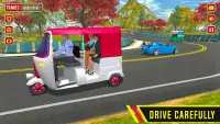 TukTuk Auto Rickshaw: Game Mengemudi Gratis 2020 Screen Shot 3