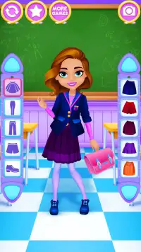 School Dress Up Girls Games Screen Shot 14