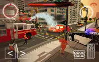 Firefighter Rescue Truck Games Screen Shot 0