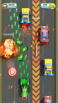 Fast Lane Death Road Race - Car Shooting Games Screen Shot 0