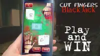 Cut Fingers BlackJack Screen Shot 1