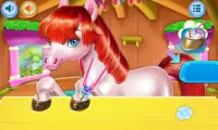 Pony Girls Horse Care game Screen Shot 1