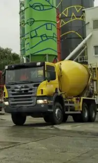 Beton Mixer Truck Puzzle Screen Shot 1