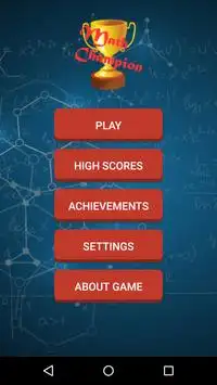 Math Champion Screen Shot 0