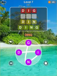 Word Link Game Puzzle - WordCrossy With Friends Screen Shot 4