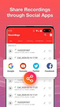 Call Recorder - App Registrazione Chiamate Screen Shot 6