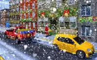 Christmas Santa Gift Delivery Truck Driving Game Screen Shot 0