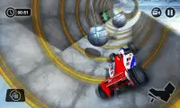 Trilhas impossíveis de Fórmula Car Stunt Racing Screen Shot 1