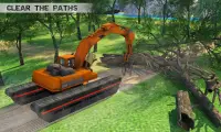 ウォーターサーファー掘削機クレーン3D：建設現場 Construction Simulator Screen Shot 1