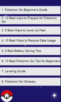 Guide for Pokemon Go Screen Shot 0
