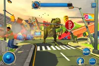 Wild Dino City Rampage: T-Rex Simulator Screen Shot 4