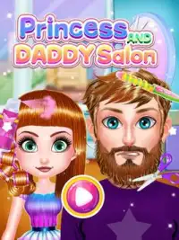 Princess And Daddy Hair Salon Screen Shot 0