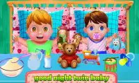 Newborn Twin Baby Mother Care Game: Virtual Family Screen Shot 4