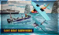 Vôo de hidroavião: diversão e jogo de vôo real Screen Shot 0