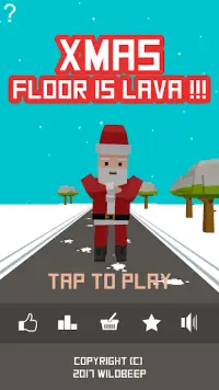 Xmas Floor is Lava !!! Christmas holiday fun ! Screen Shot 0