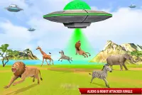 Grand Robot Superhero Animal Rescue: Alien Battle Screen Shot 6