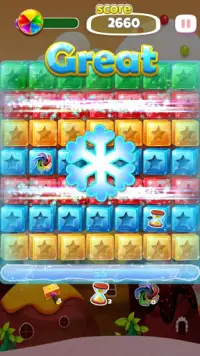 Cube Splash Mania: Match-3 Game Teka-Teki Gratis Screen Shot 1