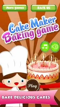 Cake Maker - Baking Game Screen Shot 0