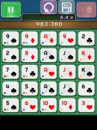 Ficards - 5x5 Grid Poker Game Screen Shot 2