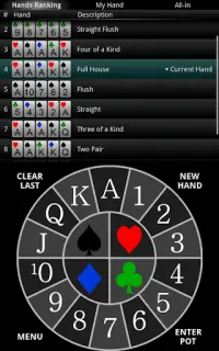 PrOKER: Poker Odds Calc FREE Screen Shot 1