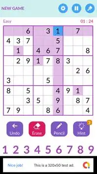 Sudoku Excellent Blitz - Smart Brain Game Screen Shot 2