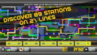 Subway Simulator 2D - city metro train driving sim Screen Shot 1