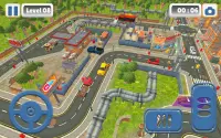 Cargo Truck Free Game: Toon Mega City Simulator 3D Screen Shot 4