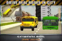3D Driving Simulator Schoolbus Screen Shot 1
