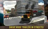 Camion Chauffeur Auto Transporteur 3D Gros camion Screen Shot 2