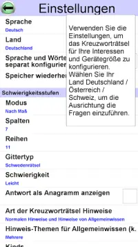 Schweizer Kreuzworträtsel Screen Shot 3