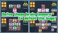 TRYBIT LOGIC - Defeat bugs with logical puzzles Screen Shot 3