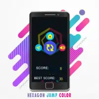 Hexagon Jump Color Screen Shot 6